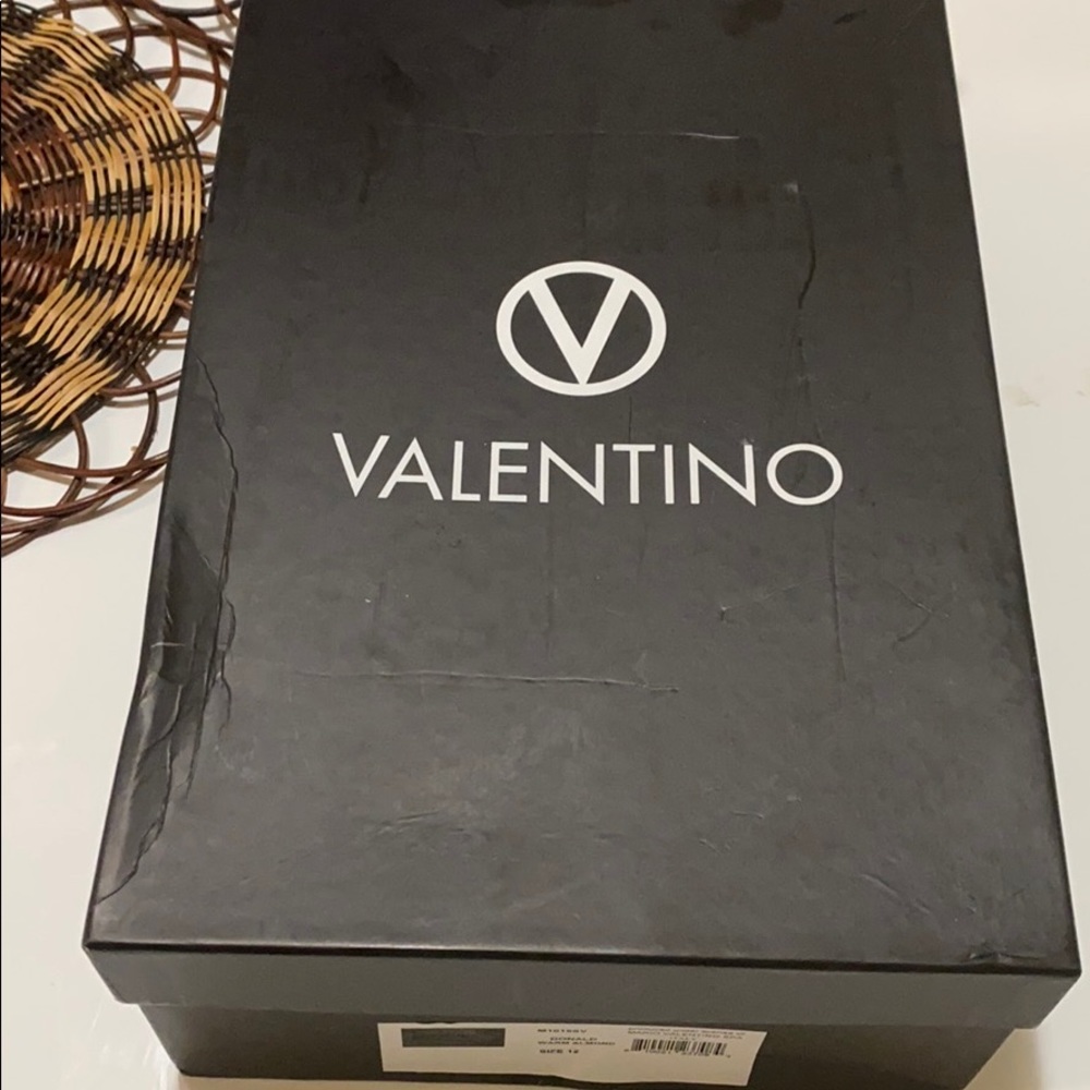 NWT Valentino Snake Print Leather Runner Sneakers
